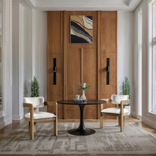 Load image into Gallery viewer, Sacha - Linen Dining Chair With Natural Base (Set of 2)
