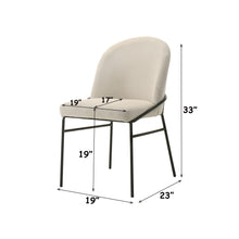 Load image into Gallery viewer, Lark - Side Chair (Set of 2) - Black / Cream
