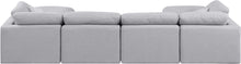 Load image into Gallery viewer, Indulge - Linen 6 Piece Modular Double Chaise Sectional
