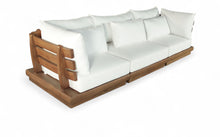 Load image into Gallery viewer, Mirella - 3 Piece Water Resistant Fabric Upholstered Outdoor Patio Modular Sofa
