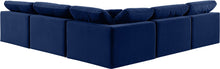 Load image into Gallery viewer, Comfy - 5 Piece Velvet Modular Corner Armless Sectional
