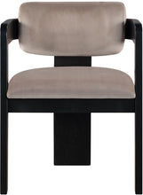 Load image into Gallery viewer, Sacha - Velvet Dining Chair With Black Base (Set of 2)
