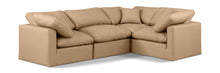 Load image into Gallery viewer, Indulge - Faux Leather 4 Piece Modular Corner Sectional - Tan
