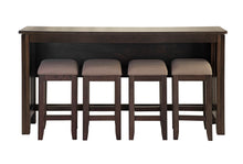 Load image into Gallery viewer, Lindsey - 5 Piece Drop Leaf Counter Set - Ebony / Beige
