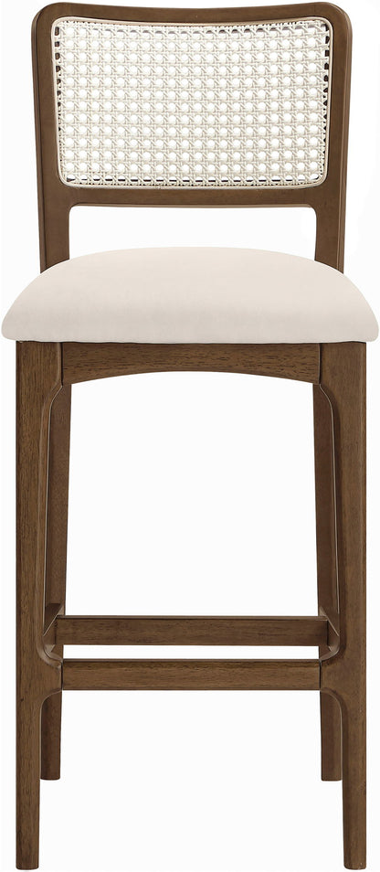Atrium - Upholstered Bar Stool (Set of 2) - Brushed Brown Frame