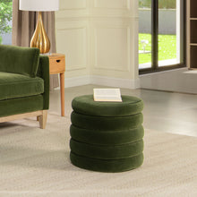 Load image into Gallery viewer, Fuji - Oversized Round Storage Ottoman
