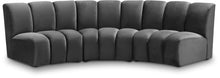 Load image into Gallery viewer, Infinity - 3 Piece Velvet Modular Sectional
