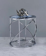 Load image into Gallery viewer, Lyda - Marble Print End Table - Blue
