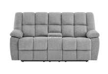Load image into Gallery viewer, U6000 - Console Reclining Loveseat - Smoke
