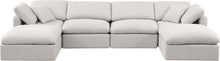 Load image into Gallery viewer, Indulge - Linen 6 Piece Modular Double Chaise Sectional

