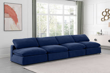Load image into Gallery viewer, Comfy - Velvet Modular Armless Sofa 4 Seats

