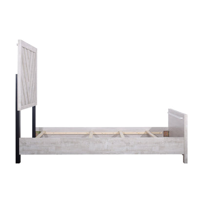 Biscayne - 3/3 Twin Headboard Footboard & Slats - Driftwood