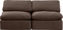 Load image into Gallery viewer, Indulge - Velvet 2 Seat Modular Armless Sofa
