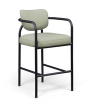Load image into Gallery viewer, Serava - Vegan Leather Upholstered Bar Stool
