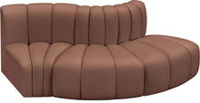 Load image into Gallery viewer, Arc - Faux Leather 3 Piece Modular Sofa
