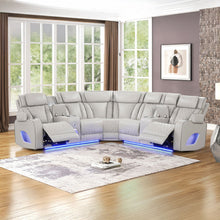 Load image into Gallery viewer, Fortuner - Power Recliner Sectional Sofa
