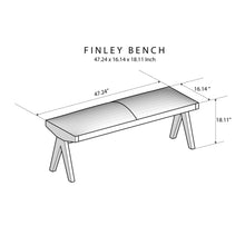 Load image into Gallery viewer, Chad - Bench - Brown / Tan
