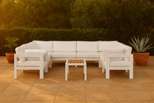 Load image into Gallery viewer, Nizuc - Outdoor Patio 8 Piece Modular Sectional With White Frame
