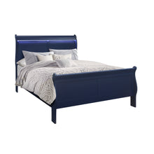 Load image into Gallery viewer, Charlston - Modern Sleigh Design Bed With LED
