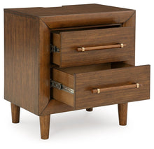 Load image into Gallery viewer, Lyncott - Two Drawer Night Stand - Brown
