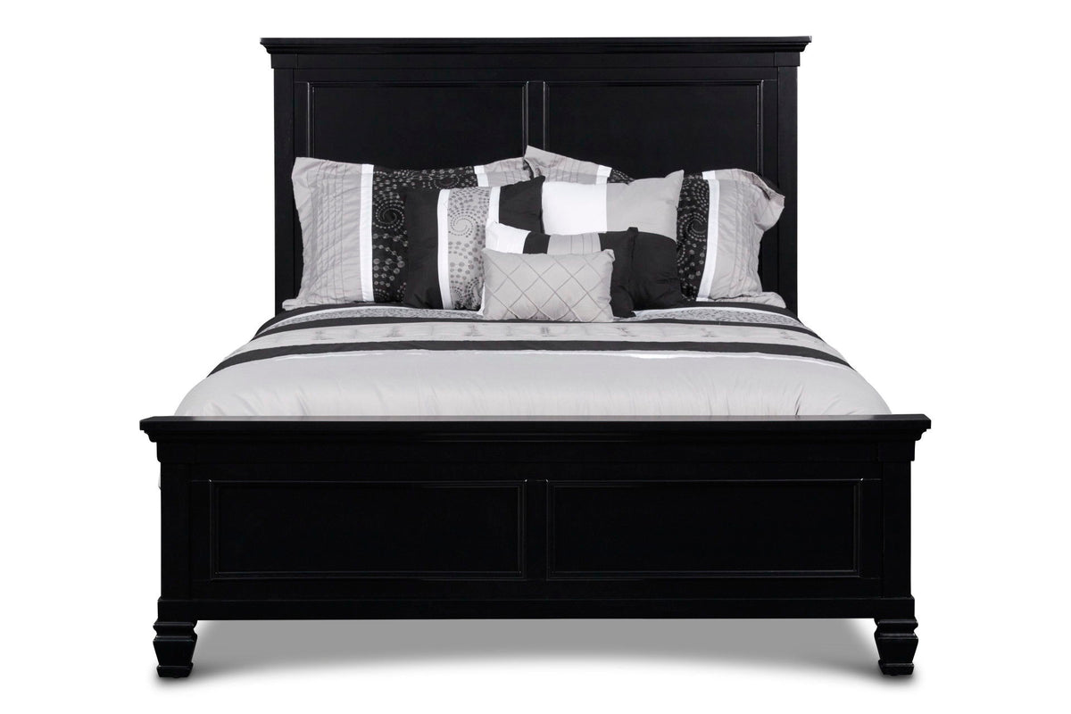 Tamarack - 3/3 Twin Headboard, Footboard & Slats - Black