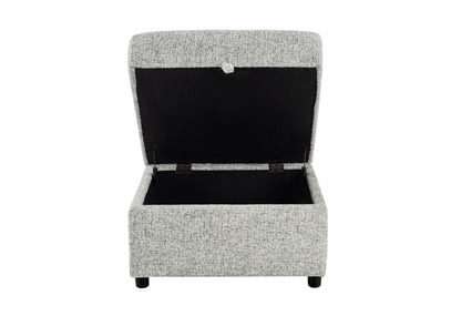 U9401 - Ottoman With Storage - Nickel