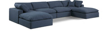 Load image into Gallery viewer, Comfy - 6 Piece Linen Modular Double Chaise Sectional
