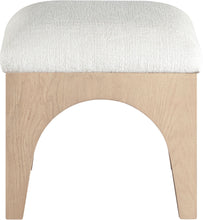 Load image into Gallery viewer, Lawson - Chenille Fabric Ottoman - Natural Base
