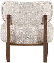 Load image into Gallery viewer, Vetra - Linen Textured Fabric Upholstered Accent Chair With Brown Base
