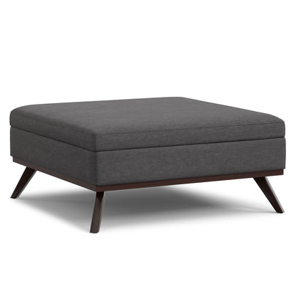 Owen - Multifunctional Square Coffee Table Storage Ottoman - Ego Home Furniture