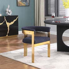 Load image into Gallery viewer, Romeo - Boucle Dining Chair With Gold Base (Set of 2)
