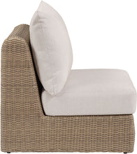 Load image into Gallery viewer, Seacrest - Olefin Water Resistant Fabric And Wicker Outdoor Patio Armless Chair
