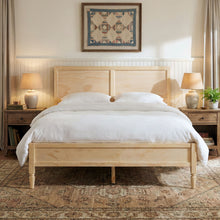 Load image into Gallery viewer, Classic Platform Bed Frame With Panel Headboard
