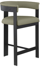 Load image into Gallery viewer, Romeo - Faux Leather Counter Stool With Black Base (Set of 2)
