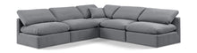 Load image into Gallery viewer, Indulge - Velvet 5 Piece Modular Corner Armless Sectional
