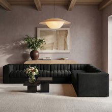 Load image into Gallery viewer, Rummi - Symmetrical Velvet Performance Fabric Upholstered 7 Piece Modular Sectional (With 3 Corner Chairs)
