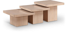 Load image into Gallery viewer, Spencer - Oak Veneer 3 Piece Coffee Tabl

