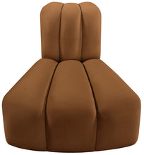 Load image into Gallery viewer, Arc - Velvet Reverse Corner Chair - Saddle

