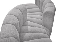 Load image into Gallery viewer, Arc - Boucle Fabric 6 Piece Modular Sofa - Black
