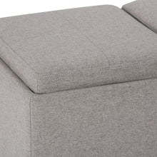 Load image into Gallery viewer, Avalon - Upholstered Storage Ottoman
