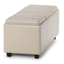 Load image into Gallery viewer, Avalon - Upholstered Storage Ottoman
