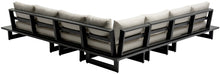 Load image into Gallery viewer, Maldives - 5 Piece Water Resistant Outdoor Patio Modular Sectional With Gray Base
