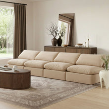 Load image into Gallery viewer, Indulge - Velvet 4 Seat Modular Armless Sofa
