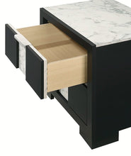 Load image into Gallery viewer, Crown Mark Furniture Rangley 2 Drawer Nightstand in Black
