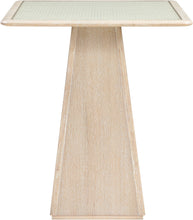 Load image into Gallery viewer, Atrium - Glass Top And Wood Base Dining Table
