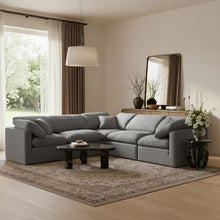Load image into Gallery viewer, Indulge - Velvet 5 Piece Modular Corner Sectional
