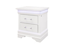 Load image into Gallery viewer, Charlie - Nightstand With LED - White
