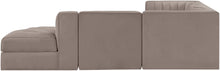 Load image into Gallery viewer, Rummi - Velvet Performance Fabric Upholstered 5 Piece Modular Sectional
