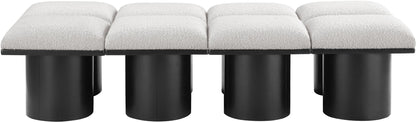 Pavilion - 8 Piece Modular Bench With Black Base