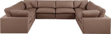 Load image into Gallery viewer, Comfy - 8 Piece Faux Leather Modular Sectional
